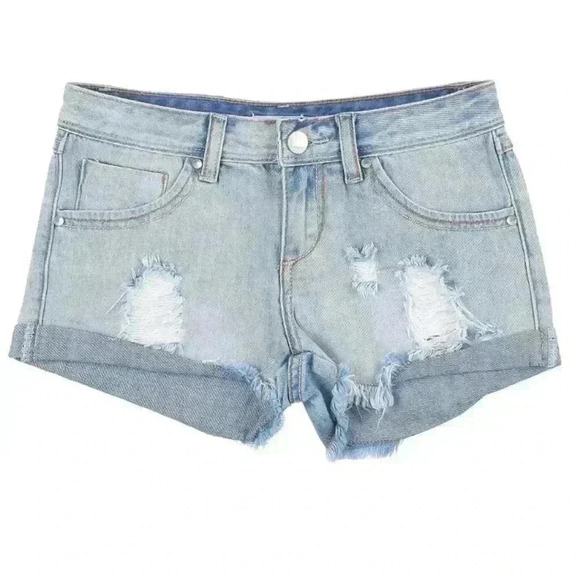 Fun & Fun Girl’s Denim Shorts - Picture 1 of 7